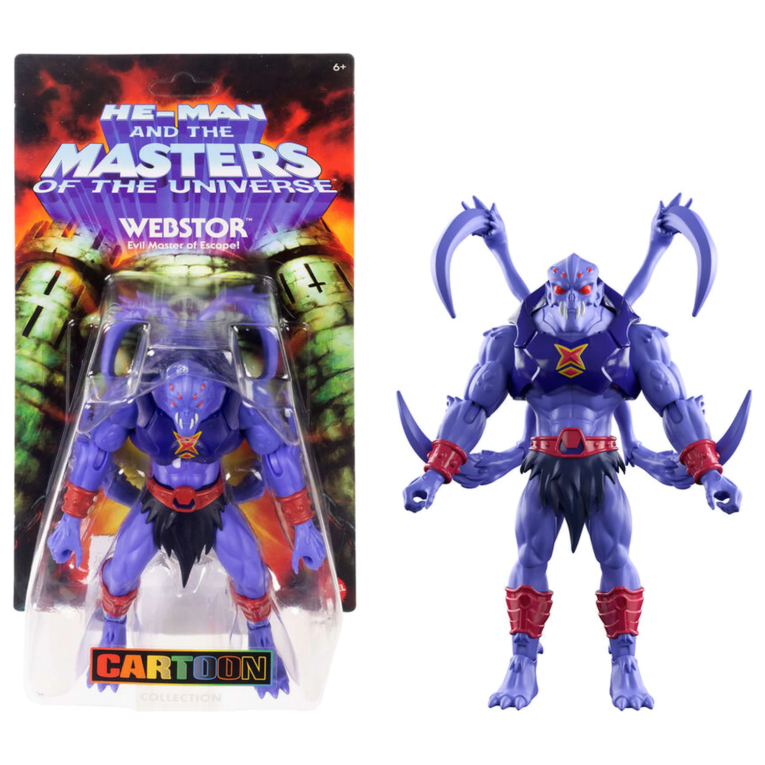 Masters of the Universe Origins Cartoon Collection Webstor Figur 14cm Produktfoto