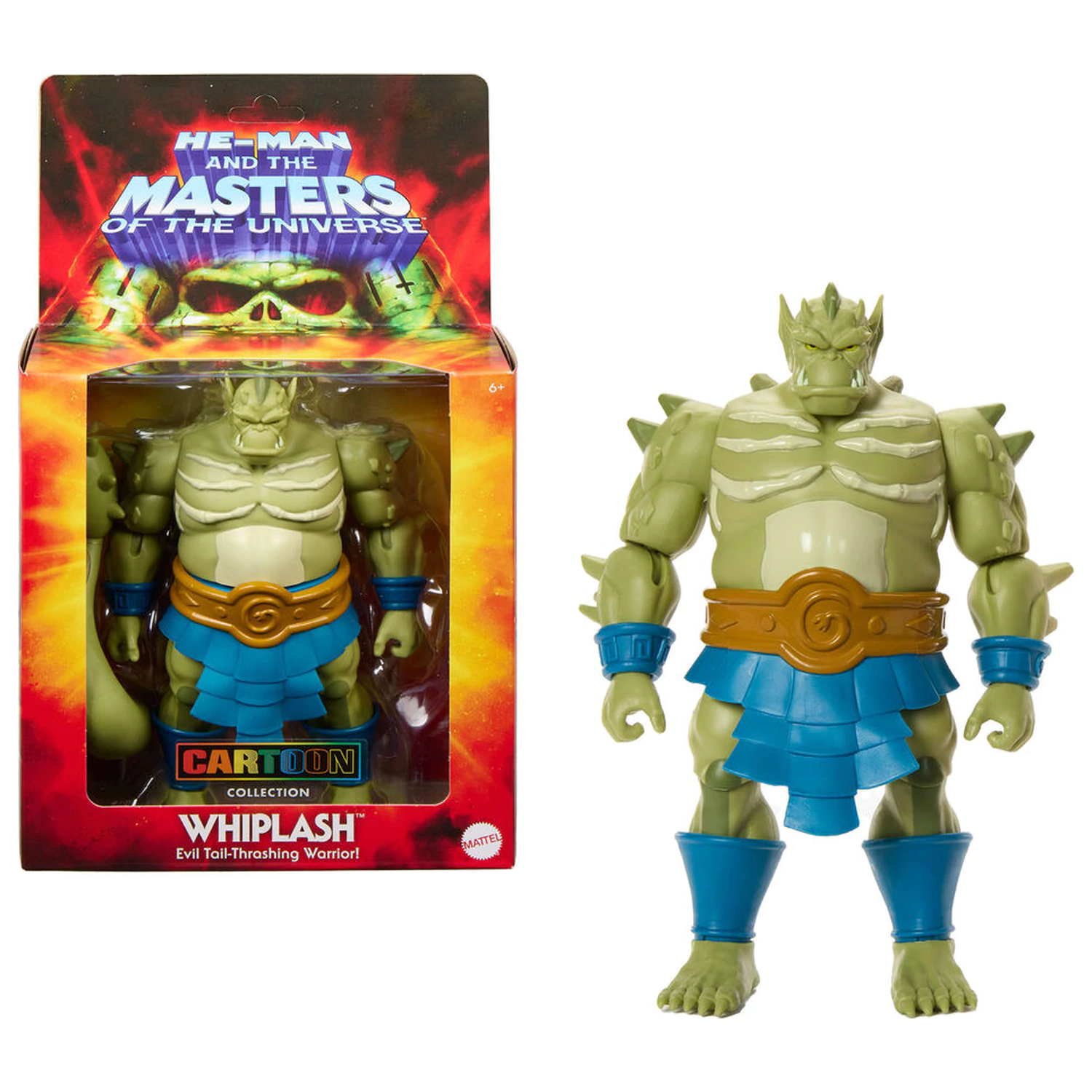 Masters of the Universe Origins Cartoon Collection Whiplash Deluxe Figur 14 cm Produktfoto