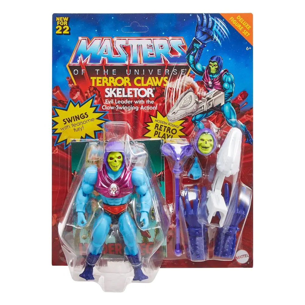 Masters of the Universe Origins Deluxe Actionfigur 2022 Terror Claws Skeletor 14 cm Produktfoto