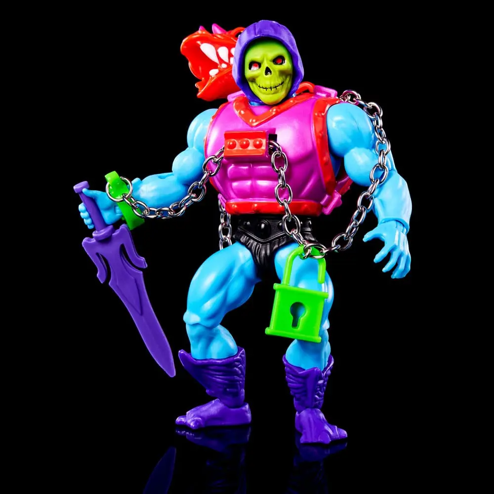 Masters of the Universe Origins Deluxe Actionfigur Dragon Blaster Skeletor 14 cm Produktfoto
