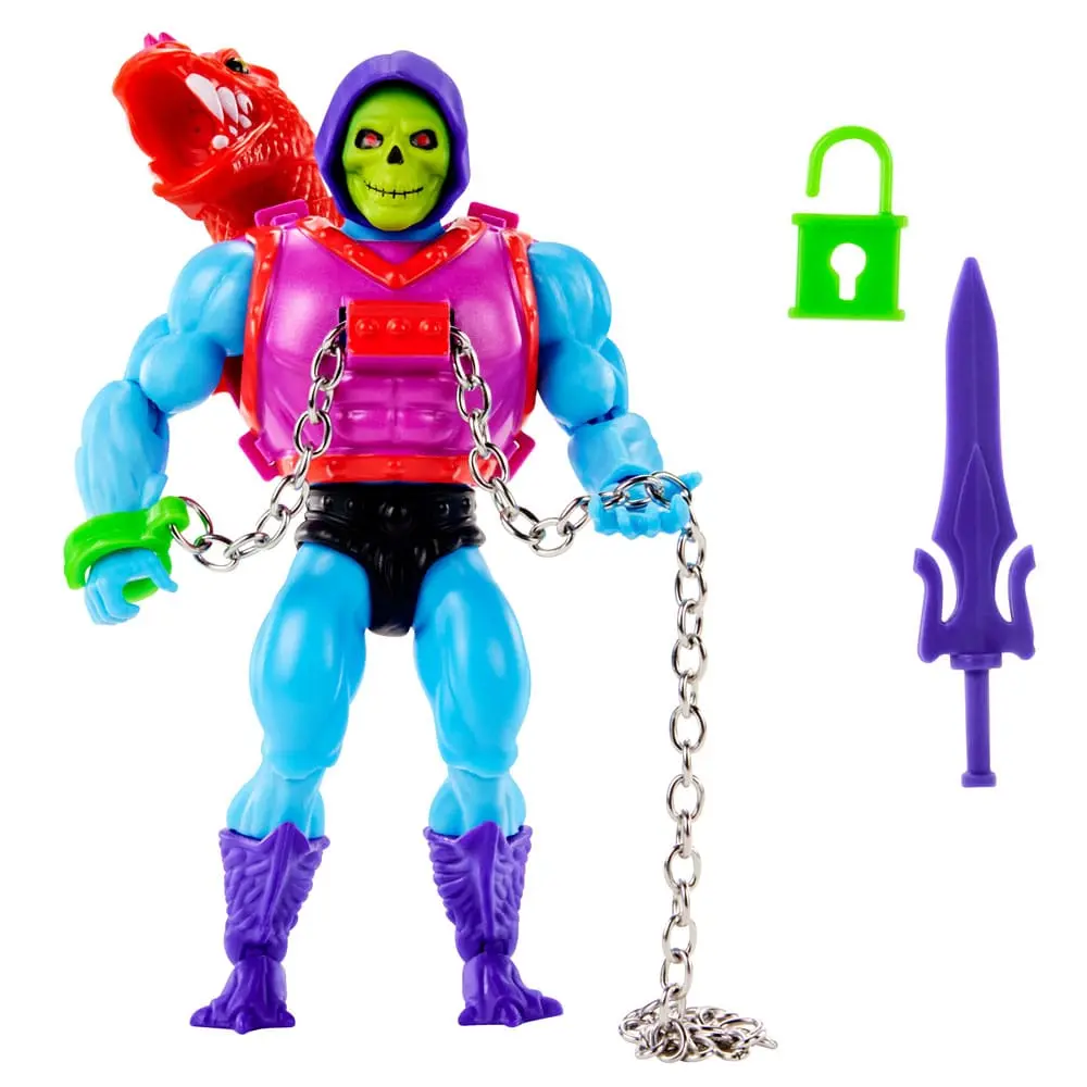 Masters of the Universe Origins Deluxe Actionfigur Dragon Blaster Skeletor 14 cm Produktfoto