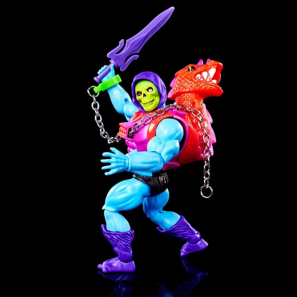 Masters of the Universe Origins Deluxe Actionfigur Dragon Blaster Skeletor 14 cm Produktfoto