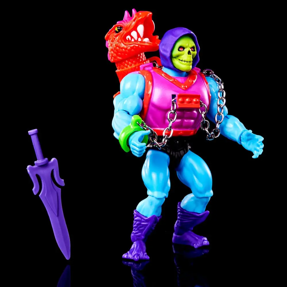 Masters of the Universe Origins Deluxe Actionfigur Dragon Blaster Skeletor 14 cm Produktfoto