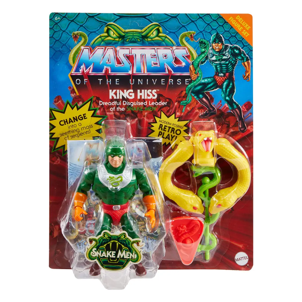 Masters of the Universe Origins Deluxe Action Figur King Hiss 14 cm Produktfoto