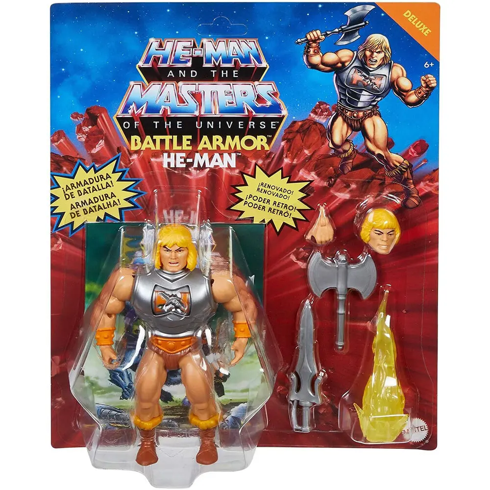 Masters of the Universe Deluxe Actionfigur 2021 He-Man 14 cm Produktfoto