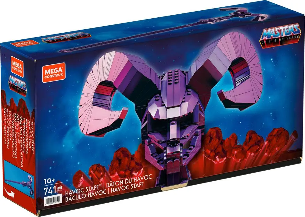 Masters of the Universe Origins Mega Construx Baukasten Havoc Staff 102 cm Produktfoto