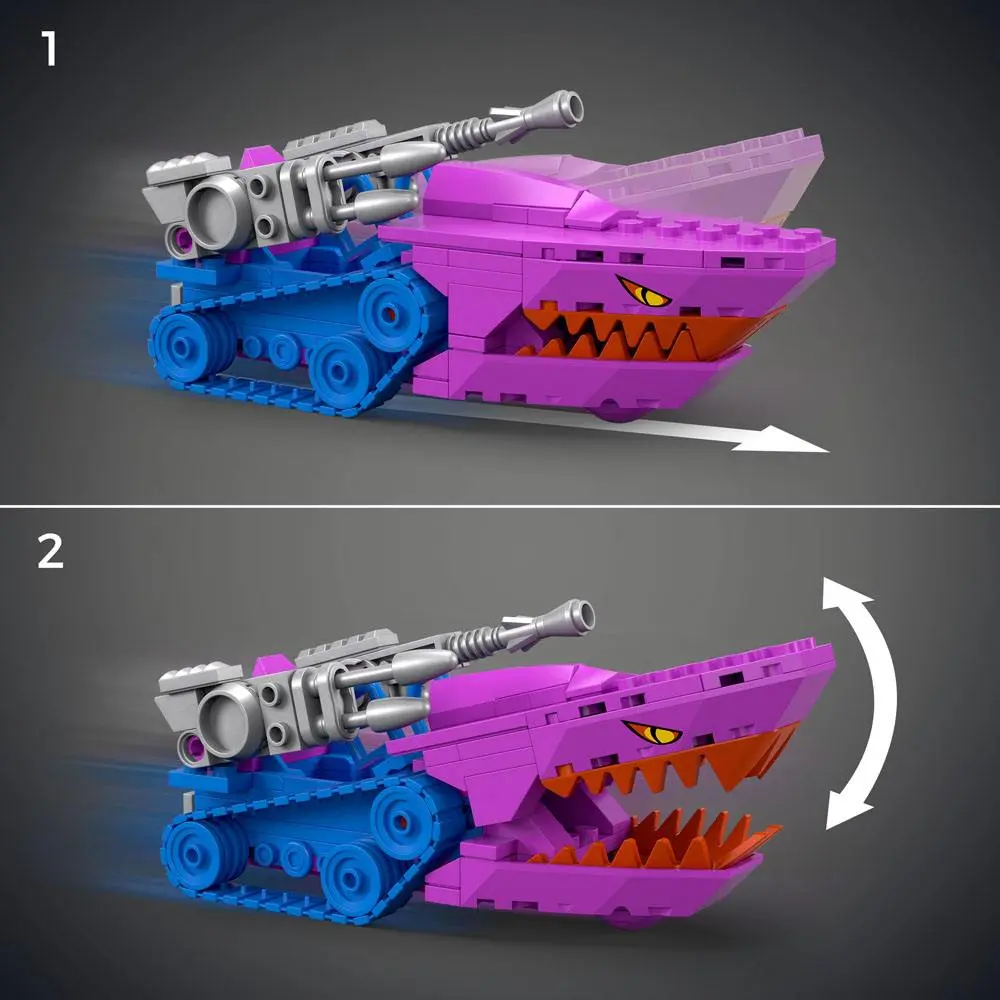 Masters of the Universe Origins Mega Construx Bauset Land Shark 23 cm Produktfoto