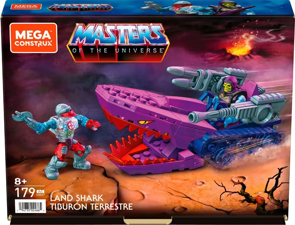 Masters of the Universe Origins Mega Construx Bauset Land Shark 23 cm Produktfoto