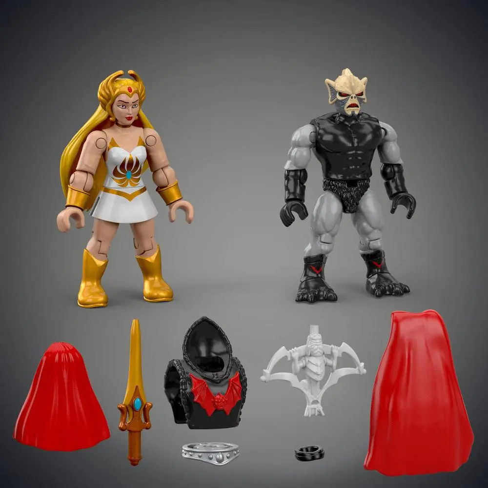 Masters of the Universe Origins Mega Construx Bauset She-Ra vs Hordak &amp; Monstroid 12 cm Produktfoto