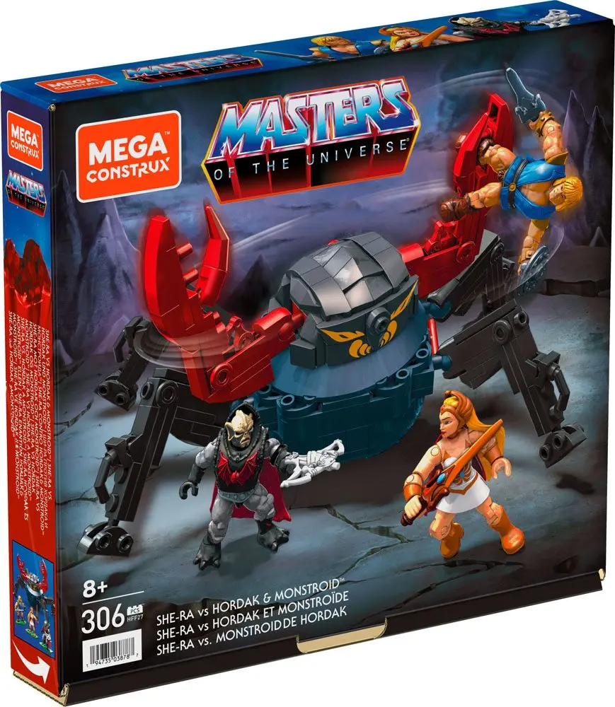 Masters of the Universe Origins Mega Construx Bauset She-Ra vs Hordak &amp; Monstroid 12 cm Produktfoto