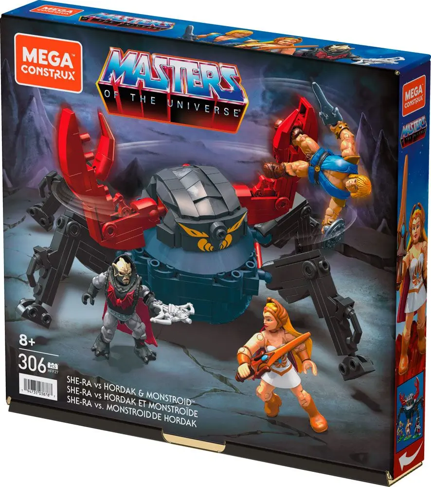 Masters of the Universe Origins Mega Construx Bauset She-Ra vs Hordak &amp; Monstroid 12 cm Produktfoto
