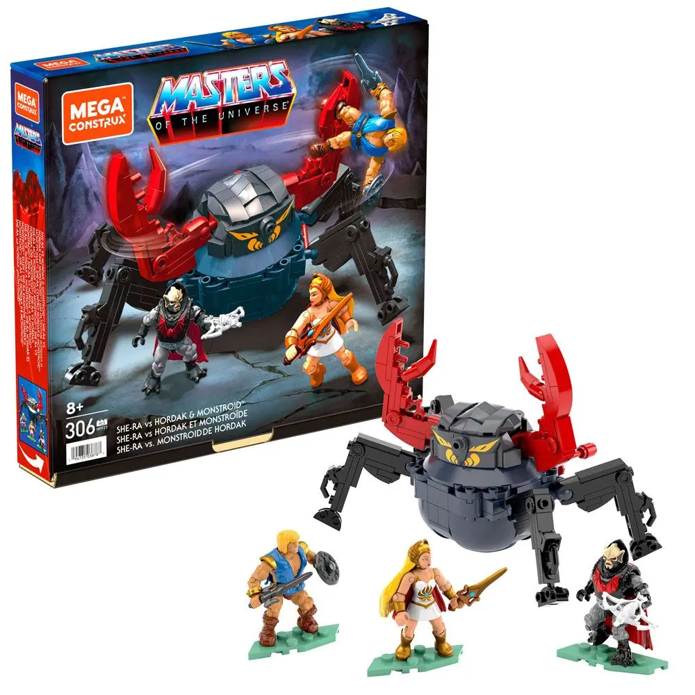 Masters of the Universe Origins Mega Construx Bauset She-Ra vs Hordak &amp; Monstroid 12 cm Produktfoto