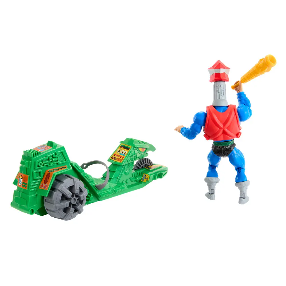 Masters of the Universe Origins Actionfigur mit Fahrzeug Mekaneck & Ground Ripper 14 cm Produktfoto
