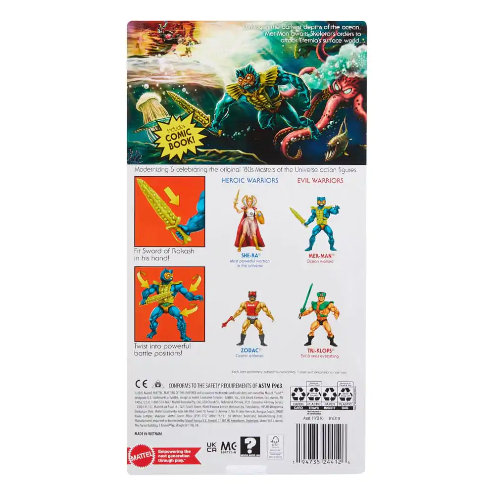Masters of the Universe Origins Actionfigur Mer-Man 14 cm Produktfoto