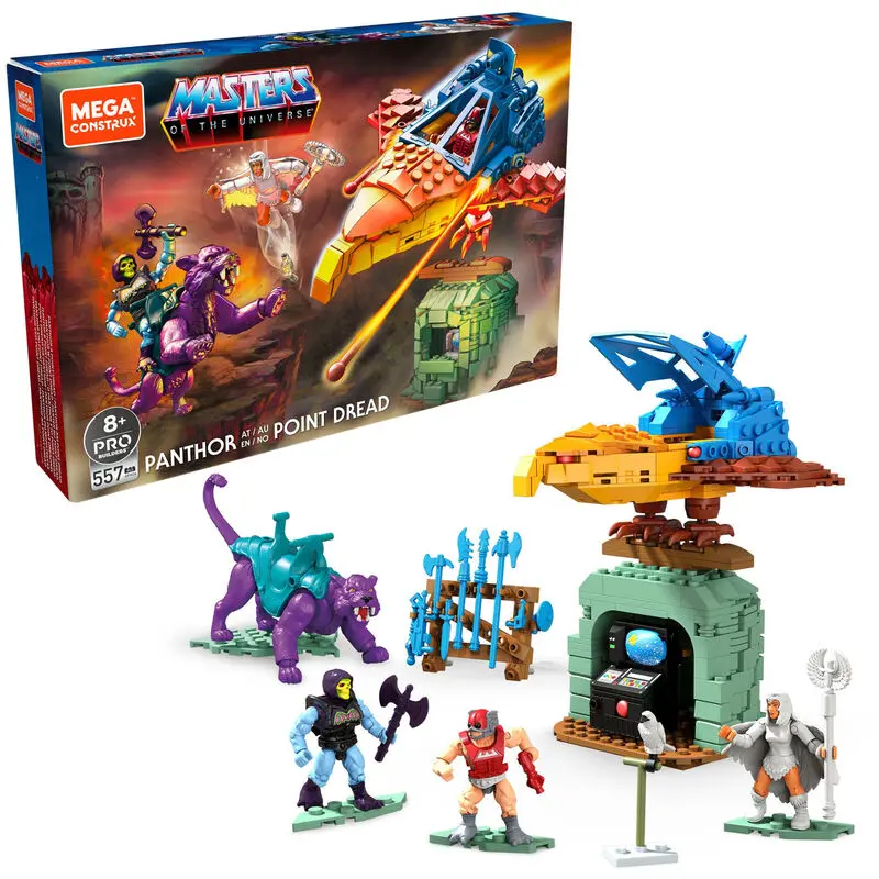 Masters of the Universe Mega Construx Probuilders Construction set Panthor at Point Dread Produktfoto