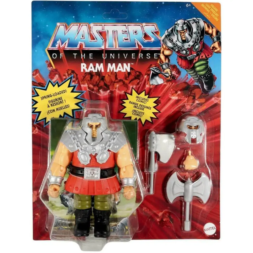 Masters of the Universe Deluxe Actionfigur 2021 Ram Man 14 cm Produktfoto