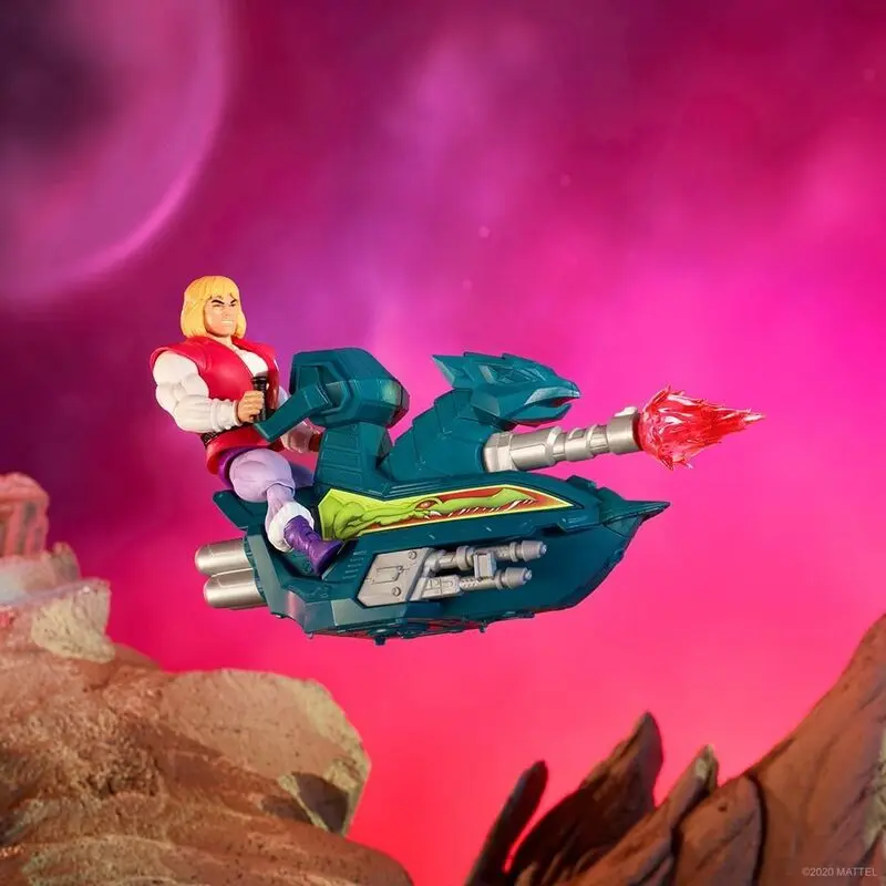 Masters of the Universe Origins Actionfigur 2020 Prince Adam with Sky Sled 14 cm Produktfoto