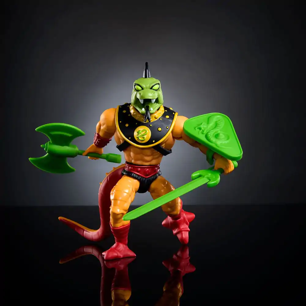 Masters of the Universe Origins Actionfigur Snake Men: Reptilax 14 cm Produktfoto