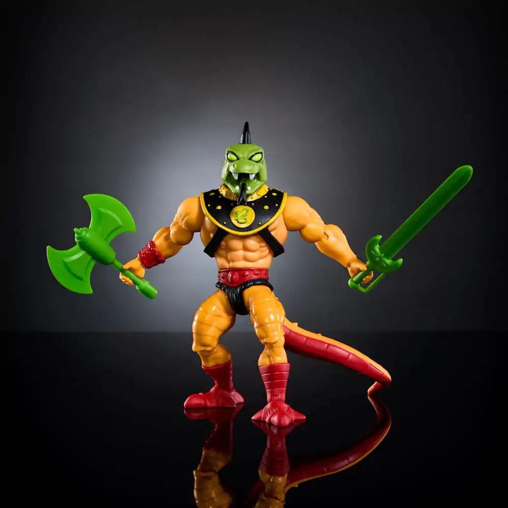 Masters of the Universe Origins Actionfigur Snake Men: Reptilax 14 cm Produktfoto