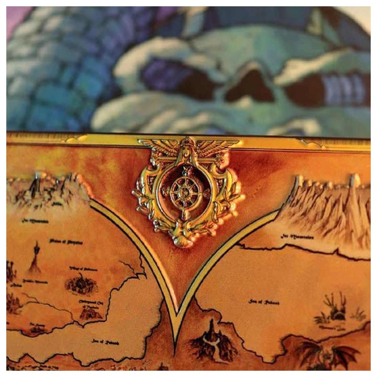 Masters of the Universe Nachbildung Metallkarte von Eternia Limitierte Edition 10 x 15 cm Produktfoto
