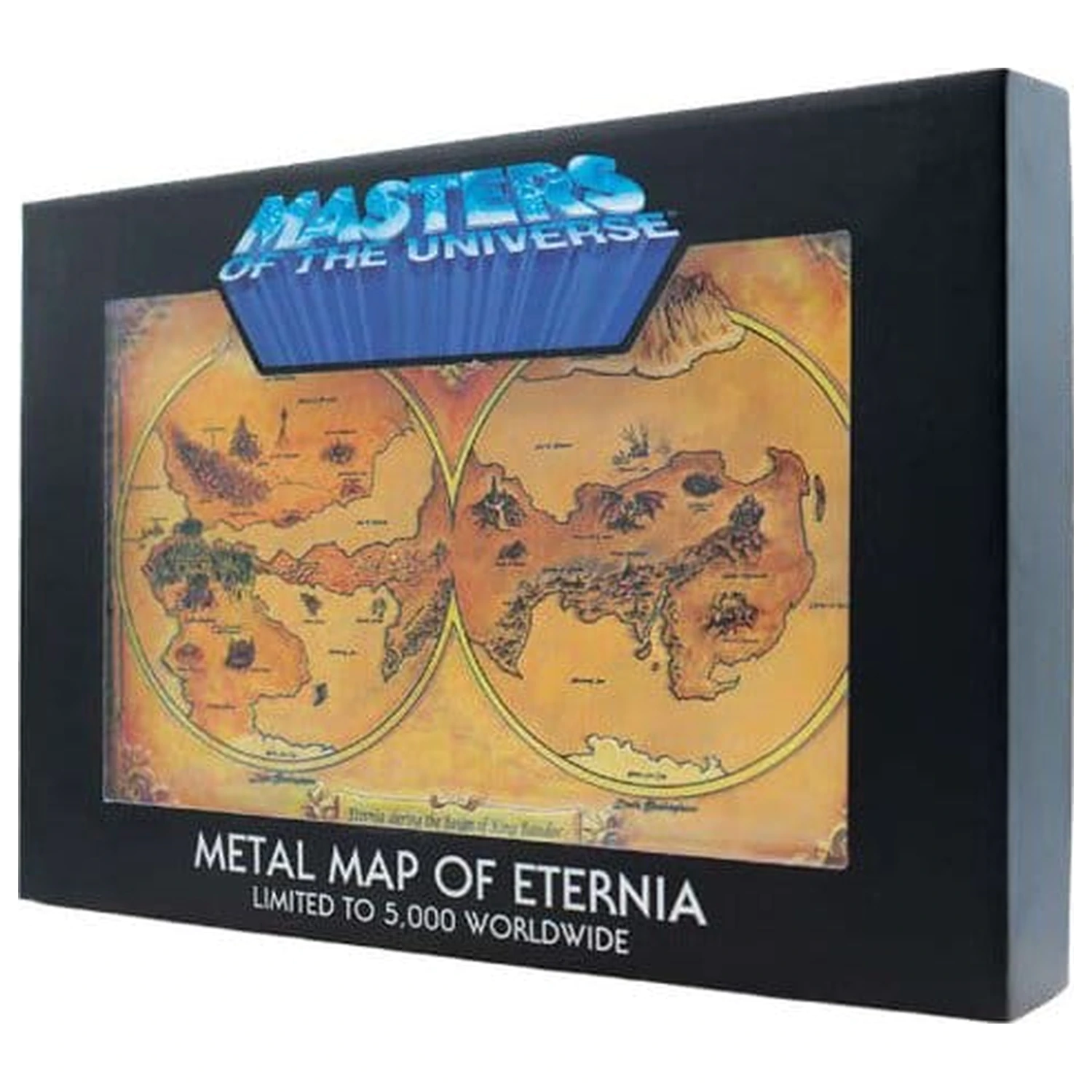 Masters of the Universe Nachbildung Metallkarte von Eternia Limitierte Edition 10 x 15 cm Produktfoto