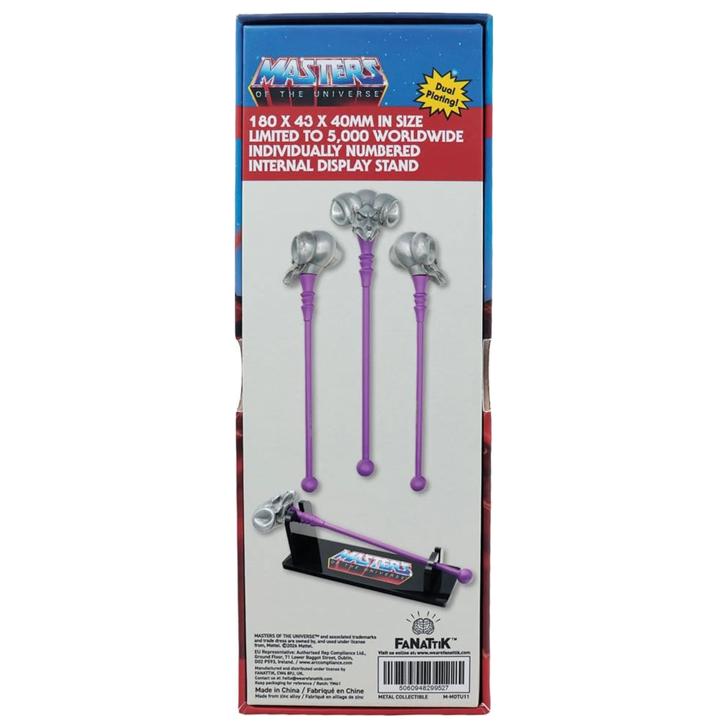 Masters of the Universe Nachbildung Miniatur Havoc Staff limitierte Auflage 18 cm Produktfoto