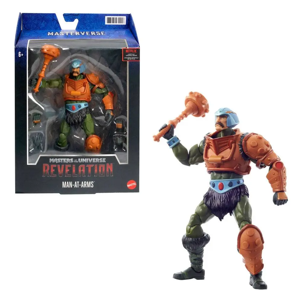 Masters of the Universe: Revelation Masterverse Actionfigur 2021 Man-At-Arms 18 cm Produktfoto