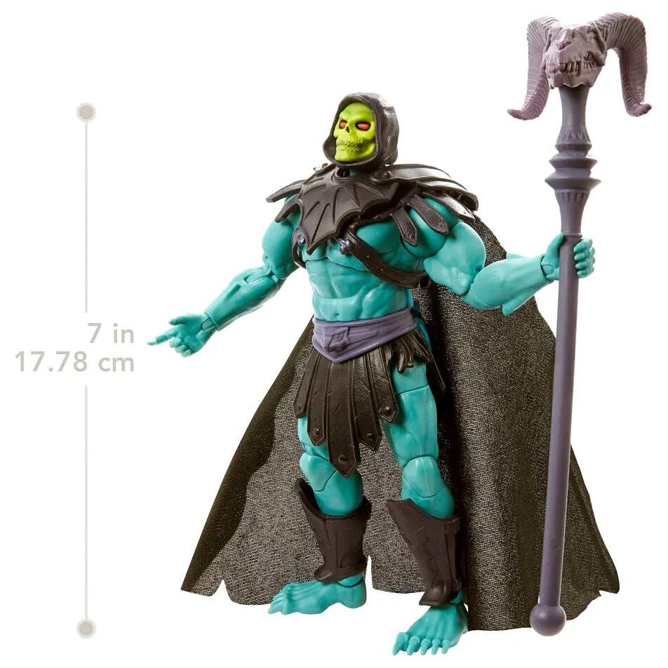 Masters of the Universe New Eternia Masterverse Actionfigur 2022 Barbarian Skeletor 18 cm Produktfoto