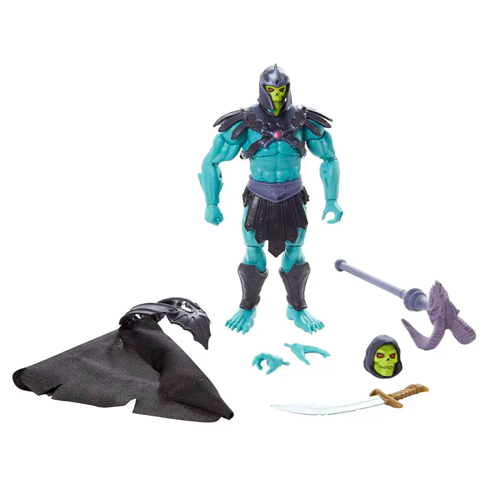 Masters of the Universe New Eternia Masterverse Actionfigur 2022 Barbarian Skeletor 18 cm Produktfoto