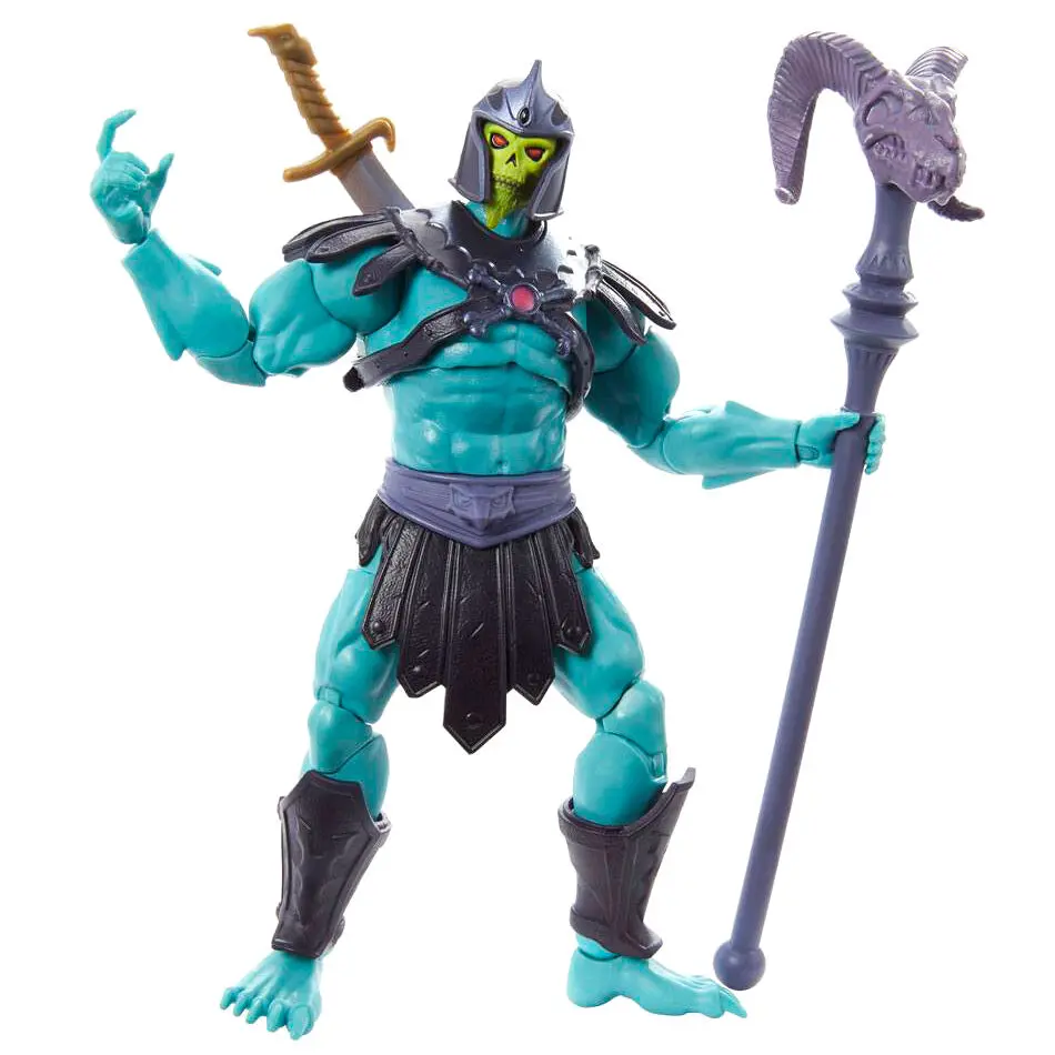 Masters of the Universe New Eternia Masterverse Actionfigur 2022 Barbarian Skeletor 18 cm Produktfoto