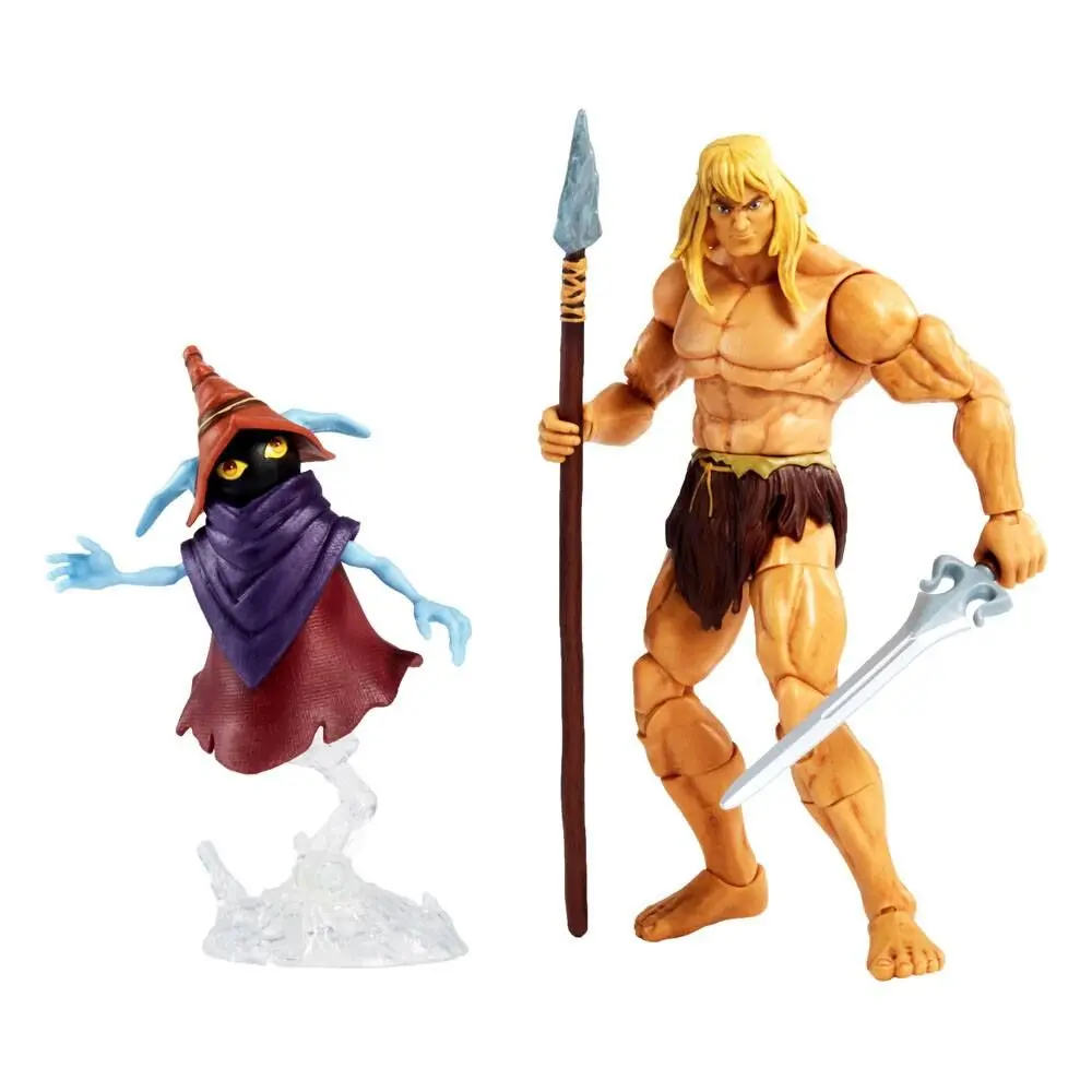 Masters of the Universe: Revelation Masterverse Actionfiguren 2022 Deluxe Savage He-Man & Orko 18 cm Produktfoto