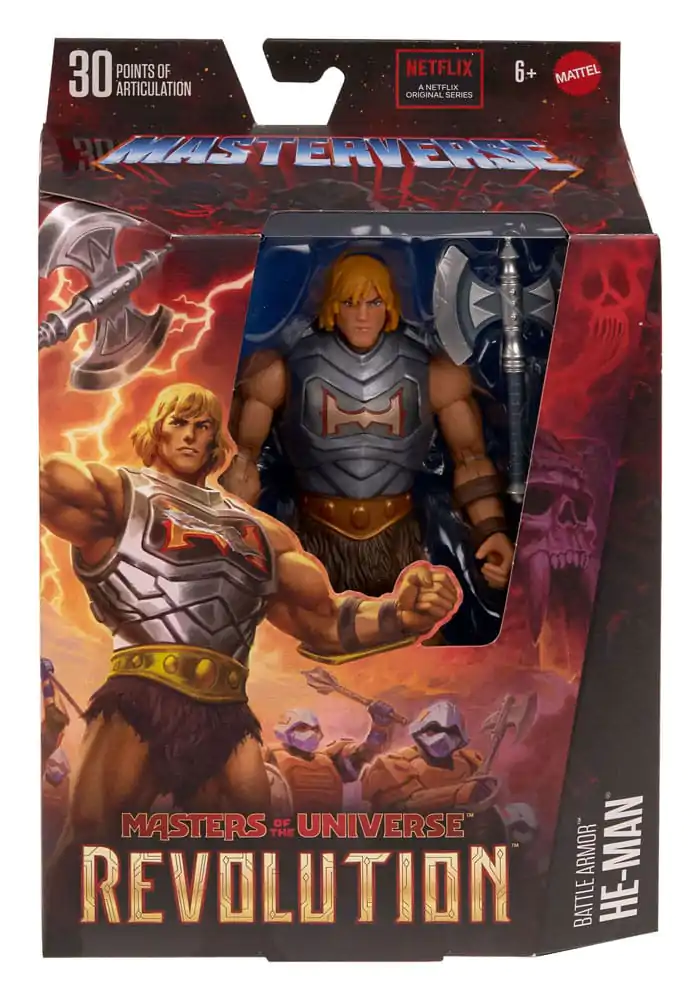 Masters of the Universe: Revolution Masterverse Actionfigur Battle Armor He-Man 18 cm termékfotó