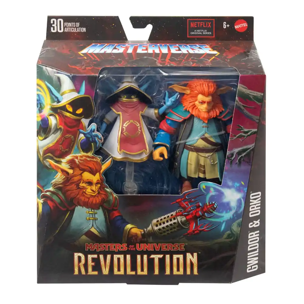 Masters of the Universe: Revolution Masterverse Actionfiguren 2er-Pack Gwildor & Orko 13 cm termékfotó