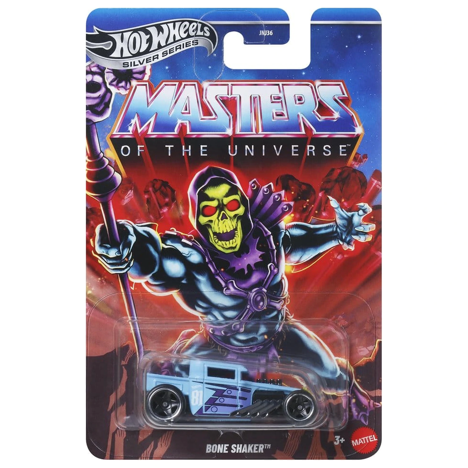 Masters of the Universe Silver Series Die-Cast Fahrzeug 1/64 Bone Shaker Produktfoto