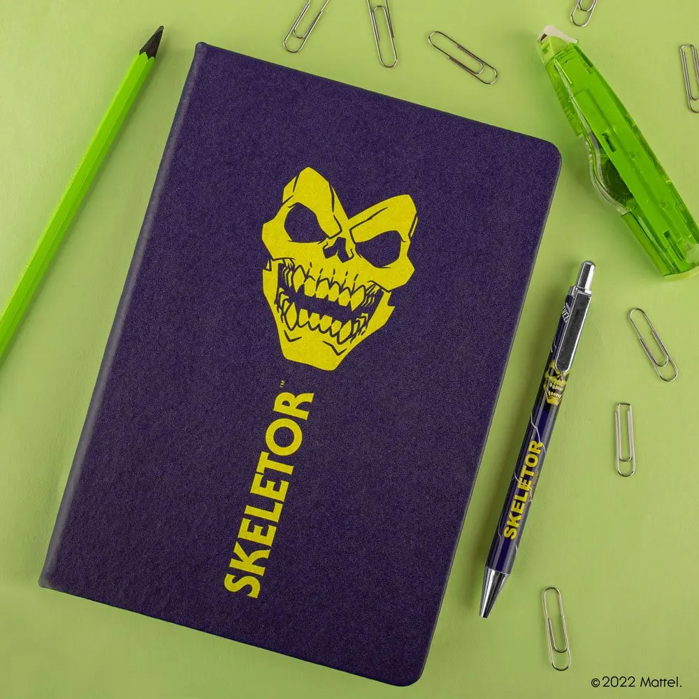 Masters of the Universe Notizbuch mit Kugelschreiber Skeletor Produktfoto