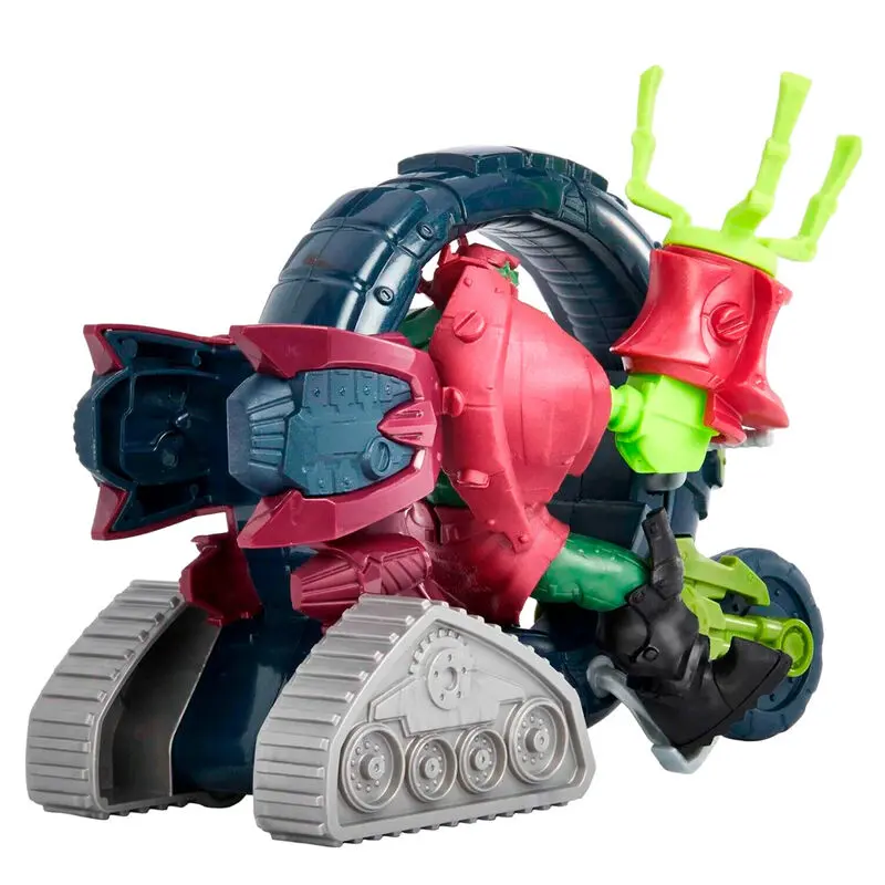 Masters of the Universe Tra Jaw and Fahrzeug Figur 14cm Produktfoto