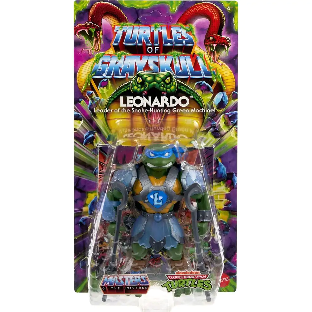 Masters of the Universe Turtles of Grayskull Leonardo Figur 14cm Produktfoto