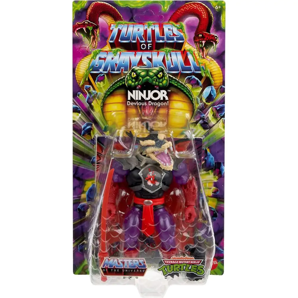 Masters of the Universe Turtles of Grayskull Mutated Ninjor Figur 14cm Produktfoto