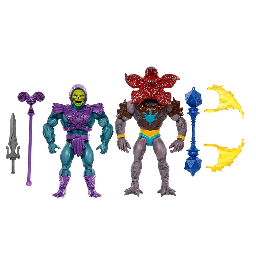 Masters of the Universe x Stranger Things Origins Actionfiguren 2er-Pack Skeletor &amp; Demogorgon 14 cm Produktfoto