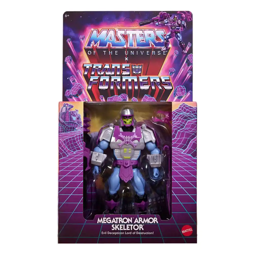 Masters of the Universe x Transformers Actionfigur Megatron Armor Skeletor heo European Exclusive 14 cm Produktfoto