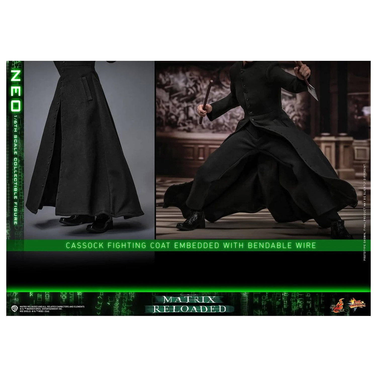 Matrix Movie Masterpiece Action Figur 1/6 Neo 31 cm Produktfoto
