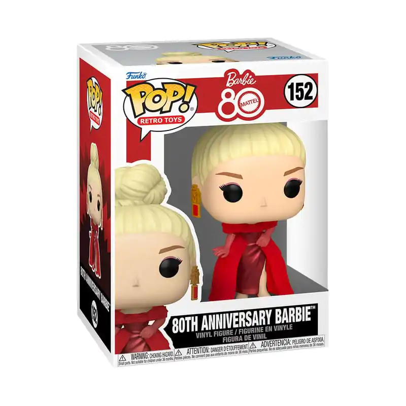 Mattel 80th Anniversary Funko POP! Retro Toys Vinyl Figur Barbie 9 cm Produktfoto
