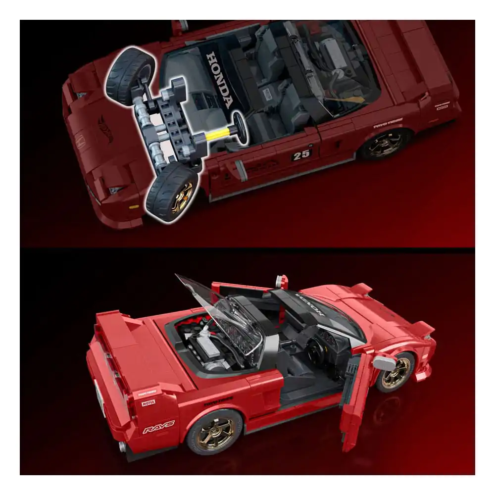 Mattel Brick Shop Hot Wheels Elite Series Bauset 1/16 &#039;90 Acura NSX Produktfoto