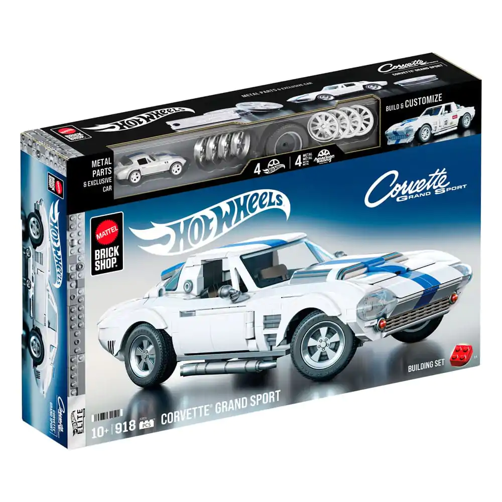 Mattel Brick Shop Hot Wheels Elite Series Bauset 1/16 Corvette Grand Sport Produktfoto