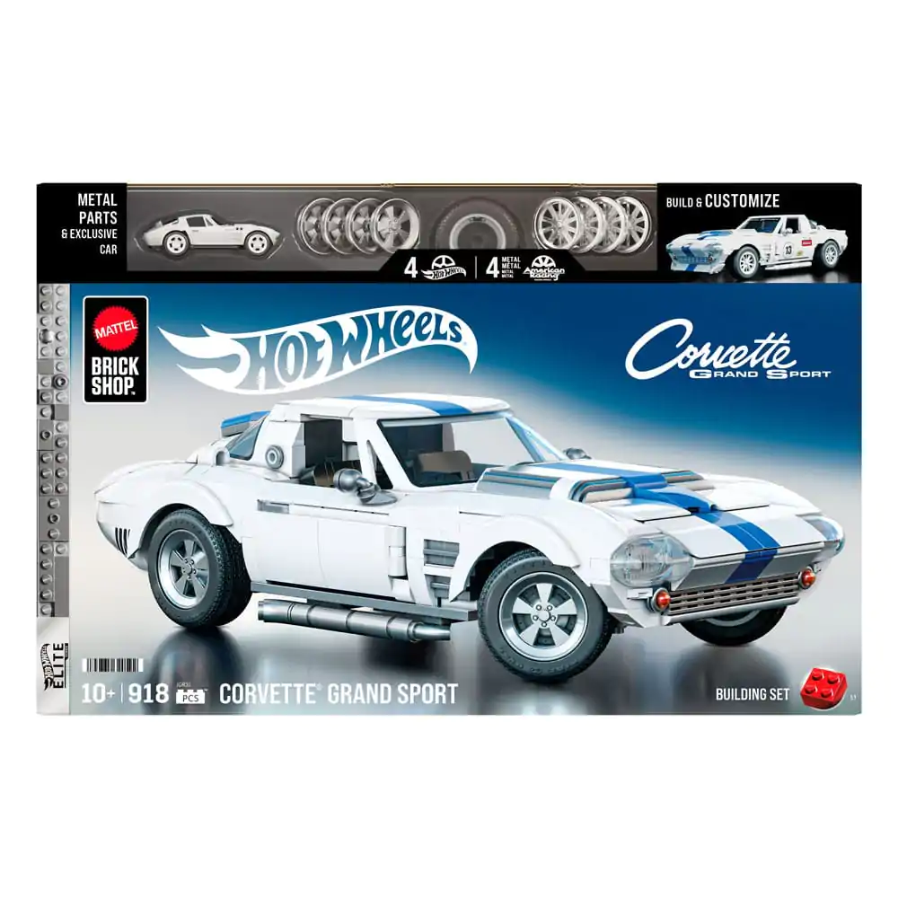 Mattel Brick Shop Hot Wheels Elite Series Bauset 1/16 Corvette Grand Sport Produktfoto
