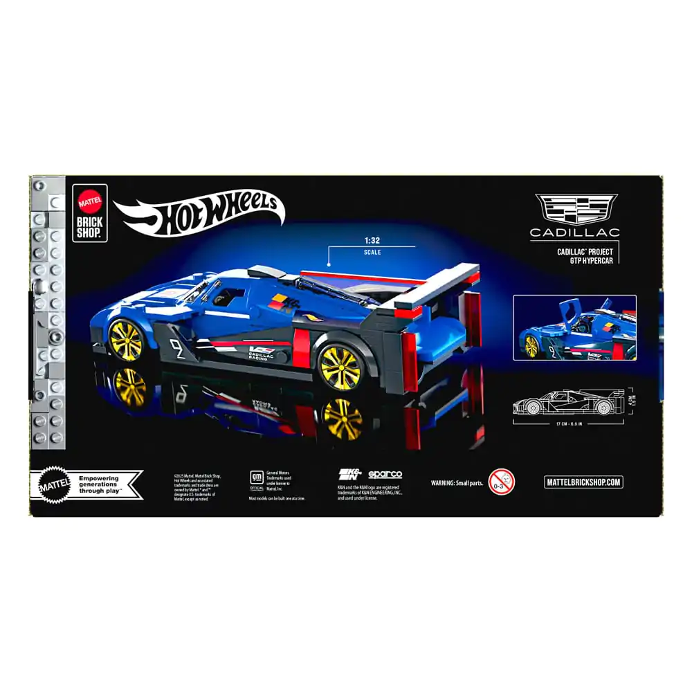 Mattel Brick Shop Hot Wheels Speed Series Bauset 1/32 Cadillac Project GTP Hypercar Produktfoto
