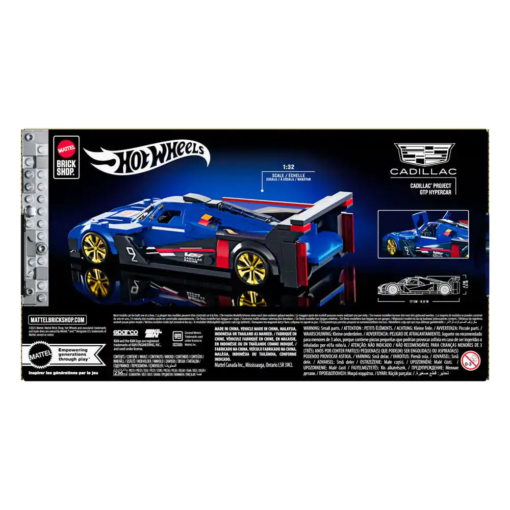 Mattel Brick Shop Hot Wheels Speed Series Bauset 1/32 Cadillac Project GTP Hypercar Produktfoto