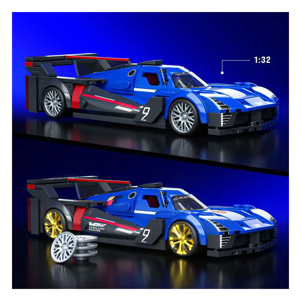 Mattel Brick Shop Hot Wheels Speed Series Bauset 1/32 Cadillac Project GTP Hypercar Produktfoto