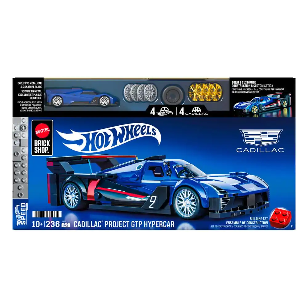 Mattel Brick Shop Hot Wheels Speed Series Bauset 1/32 Cadillac Project GTP Hypercar Produktfoto