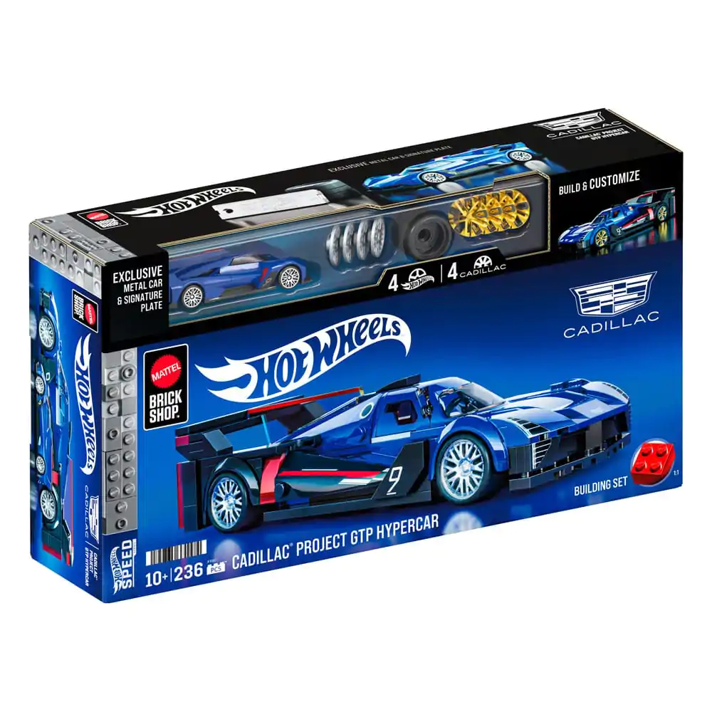 Mattel Brick Shop Hot Wheels Speed Series Bauset 1/32 Cadillac Project GTP Hypercar Produktfoto